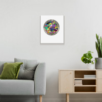 Psychedelic Mushroom Trip Gift   Psychedelic Resea Metal Print Vertical | Artistshot