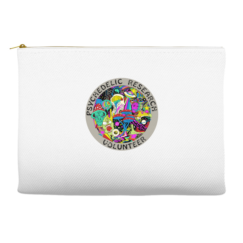 Psychedelic Mushroom Trip Gift   Psychedelic Resea Accessory Pouches | Artistshot