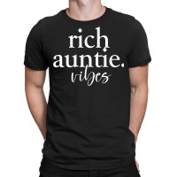 Rich Auntie Vibes Funny Aunt Pullover Hoodie T-shirt | Artistshot