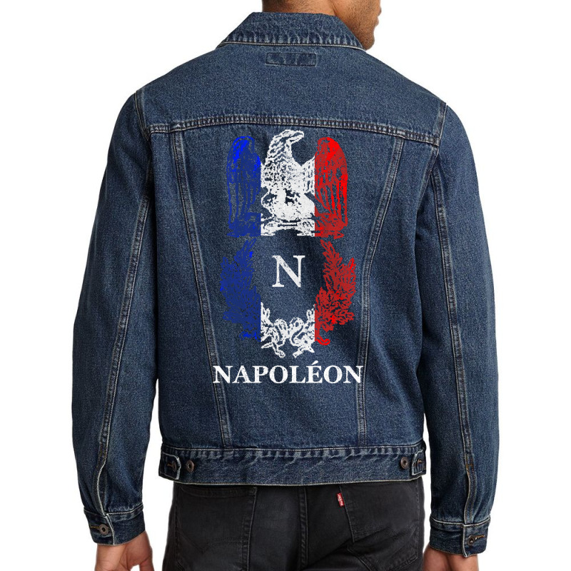 Napoleon Bonaparte Eagle Emblem Insignia French Fl Men Denim Jacket by arzaba | Artistshot