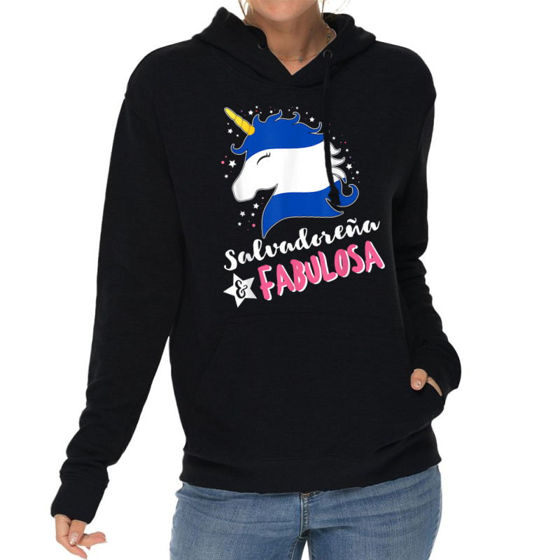 Salvadoran Flag El Salvador Unicornio T Shirt Lightweight Hoodie | Artistshot