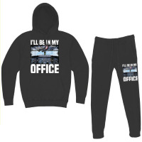 Mens Funny Airplane Pilot I'll Be In My Office Air Hoodie & Jogger Set | Artistshot