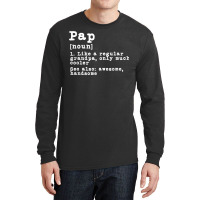 Mens Pap Definition Funny Grandpa Grandfather Nove Long Sleeve Shirts | Artistshot