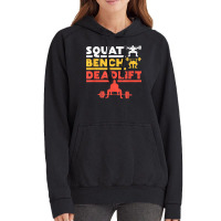 Powerlifting, Squat, Bench, Deadlift, Weightliftin Vintage Hoodie | Artistshot