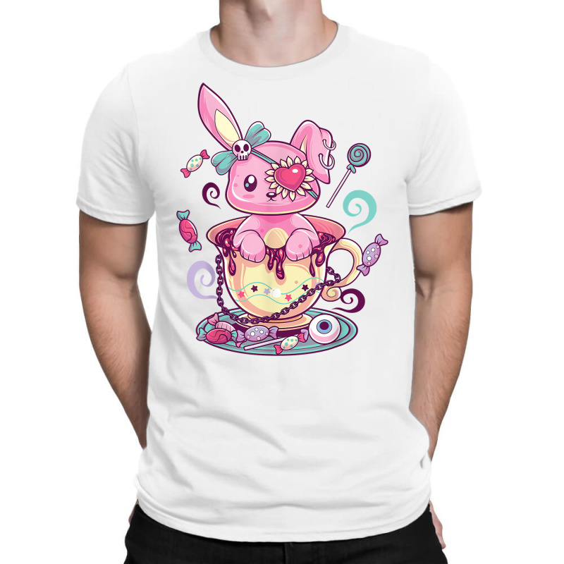 Kawaii Pastel Goth Cute Creepy Rabbit Menhera Occu T-shirt | Artistshot