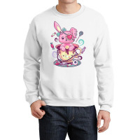 Kawaii Pastel Goth Cute Creepy Rabbit Menhera Occu Crewneck Sweatshirt | Artistshot