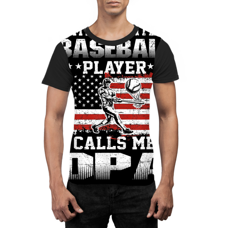 Mens My Favorite Baseball Player Calls Me Opa Shir Graphic T-shirt | Artistshot