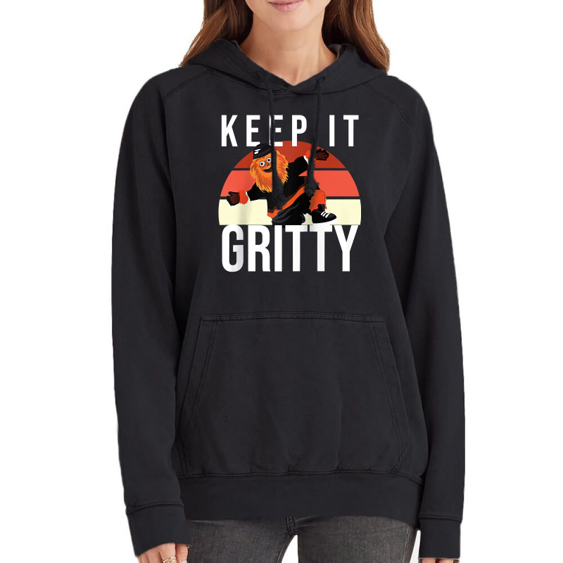 Keep It Gritty And Rock Philadelphia Raglan Baseba Vintage Hoodie | Artistshot