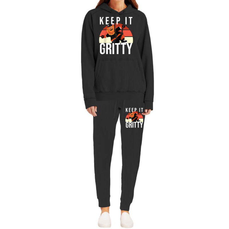 Keep It Gritty And Rock Philadelphia Raglan Baseba Hoodie & Jogger Set | Artistshot