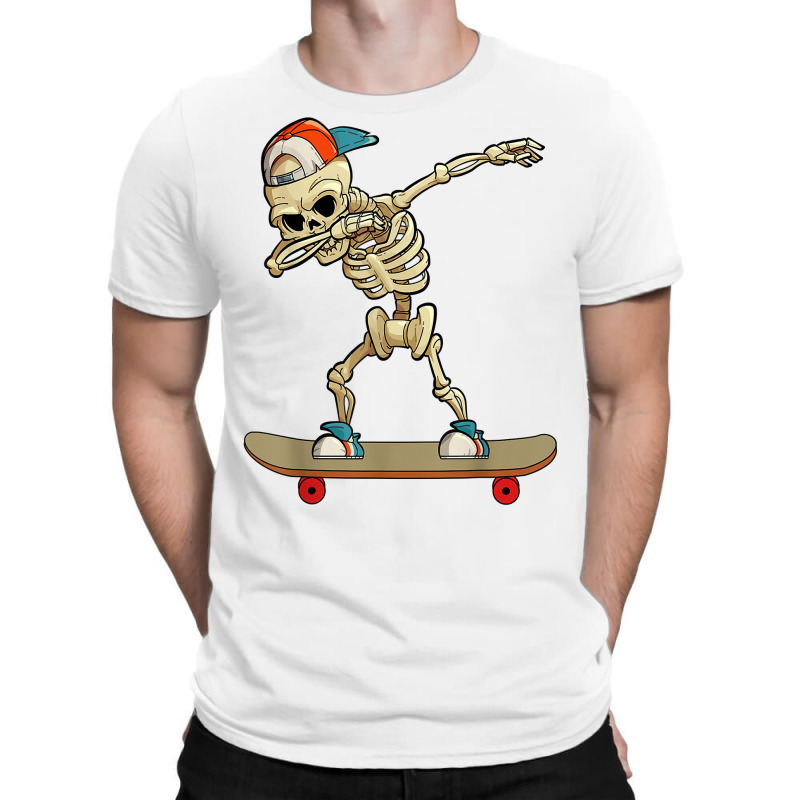 Skateboard Dabbing Skeleton Funny Dab Kids T Shirt T-shirt | Artistshot