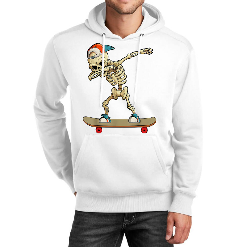 Skateboard Dabbing Skeleton Funny Dab Kids T Shirt Unisex Hoodie | Artistshot