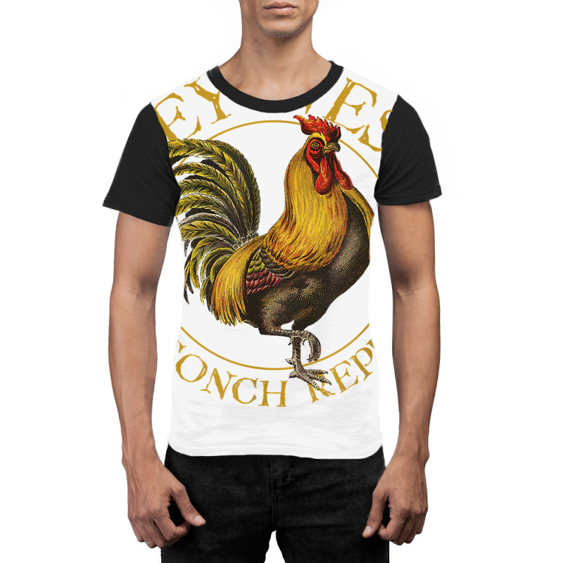 Key West Florida Vintage Rooster Design Souvenir T Graphic T-shirt | Artistshot