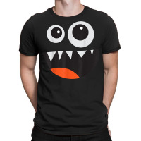 Men's Women's Cute Monster Face Costume Halloween T-shirt | Artistshot