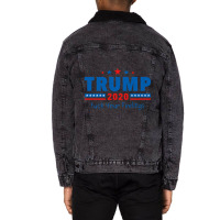 Trump 2020 Fck Unisex Sherpa-lined Denim Jacket | Artistshot