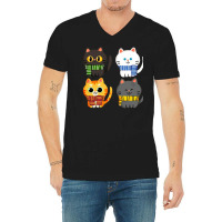 Super Cute Cats V-neck Tee | Artistshot