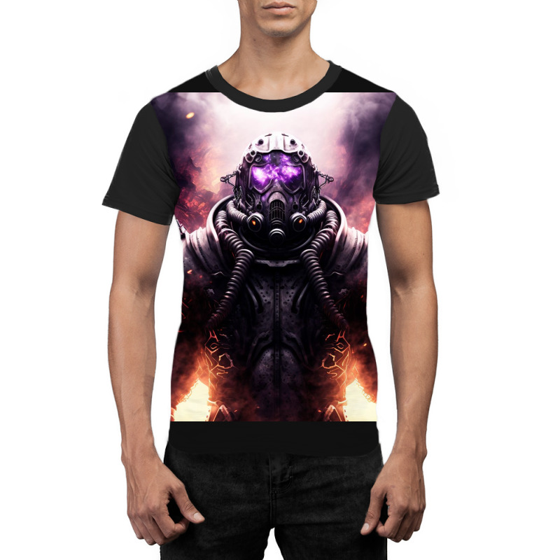 Scary Robots Xi Graphic T-shirt by TheDol | Artistshot