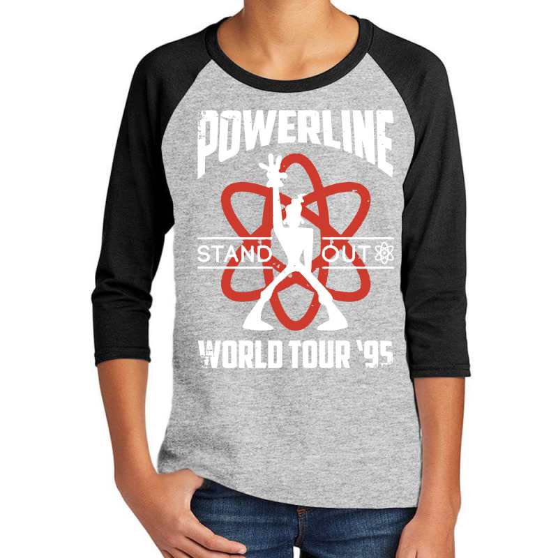 Powerline Stand Out World Tour 95 Youth 3/4 Sleeve by Modena art | Artistshot