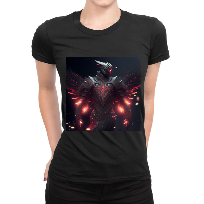 Robot Art Ladies Fitted T-Shirt by TheDol | Artistshot