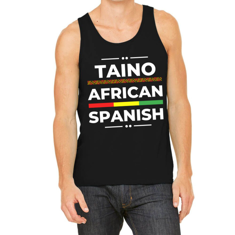 Taino African Spanish   Caribbean Afro Latin Proud Tank Top by wafaha | Artistshot