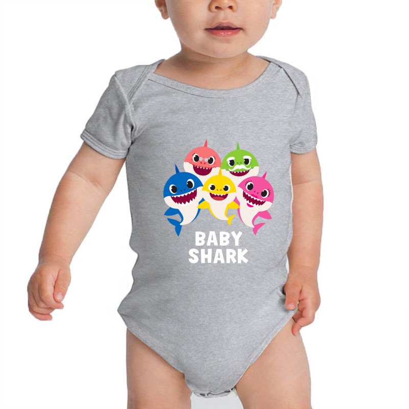 Pinkfong Baby Shark Baby Bodysuit by adarandella | Artistshot