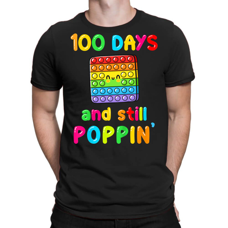 Kids Happy 100 Days Of School And Still Poppin 100 T-shirt | Artistshot