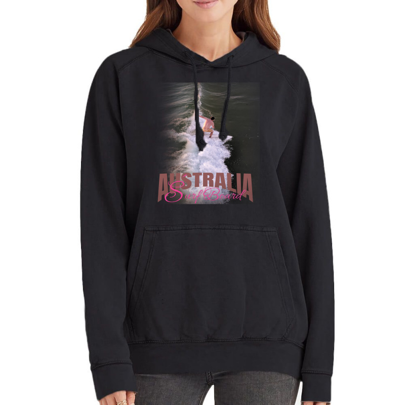 Australia Surf Board Humor Vintage Hoodie | Artistshot