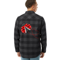 Ladybeetle Ladybugs Nature Lover Insect Fans Entom Flannel Shirt | Artistshot