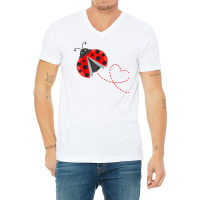 Ladybeetle Ladybugs Nature Lover Insect Fans Entom V-neck Tee | Artistshot