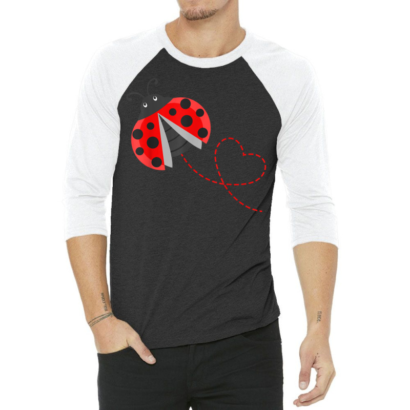 Ladybeetle Ladybugs Nature Lover Insect Fans Entom 3/4 Sleeve Shirt | Artistshot