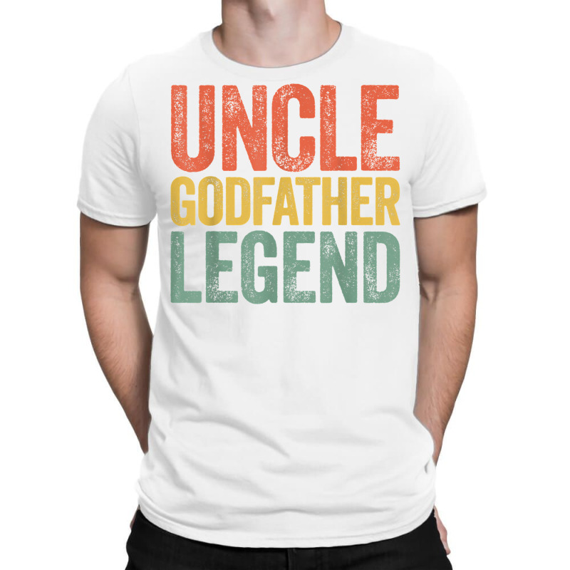 Mens Uncle Godfather Legend T Shirt Father's Day T T-shirt | Artistshot