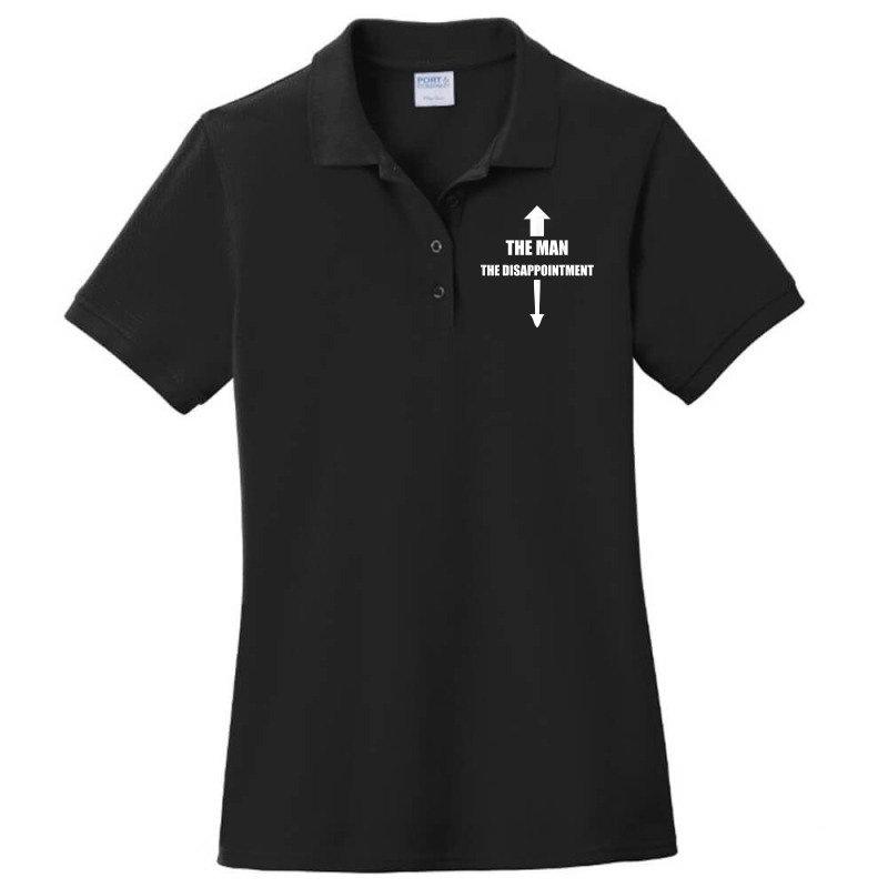 The Man, The Disappointment Funny Small Penis Nove Ladies Polo Shirt by karynadreck | Artistshot