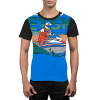 Born To Jetski Jet Skiing Water Sports Jet Ski Red Graphic T-shirt | Artistshot