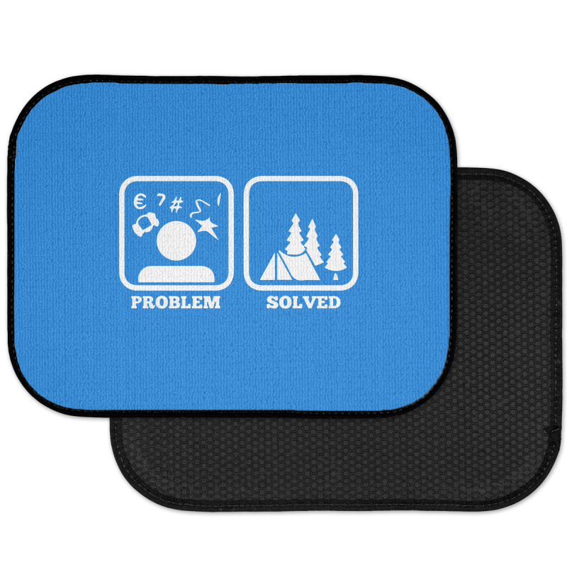 Tent Camping Rear Car Mat | Artistshot