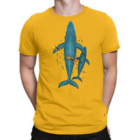 Canoes On Whale Family Tumblr T-shirt | Artistshot