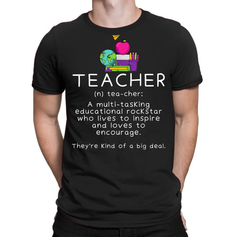 Teacher Definition   Funny Teaching School Teacher T-shirt | Artistshot