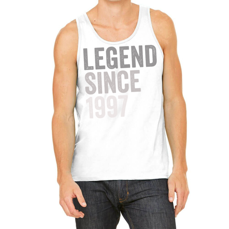 Legend Since 1997 Funny 24 Years Old 24th Birthday Tank Top | Artistshot