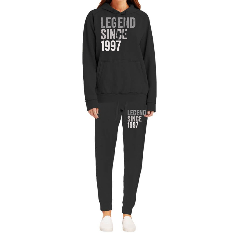 Legend Since 1997 Funny 24 Years Old 24th Birthday Hoodie & Jogger Set | Artistshot