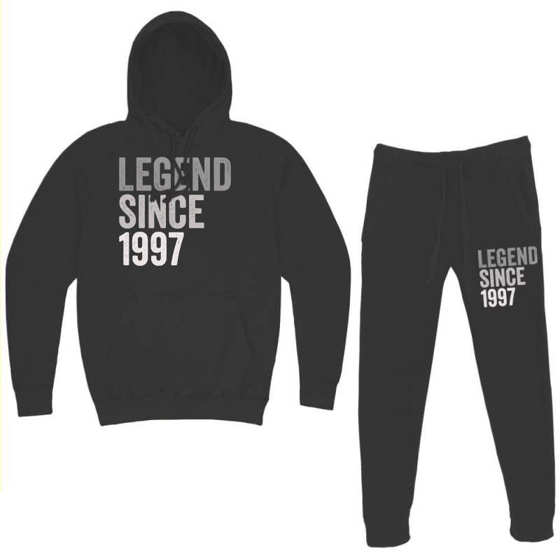 Legend Since 1997 Funny 24 Years Old 24th Birthday Hoodie & Jogger Set | Artistshot