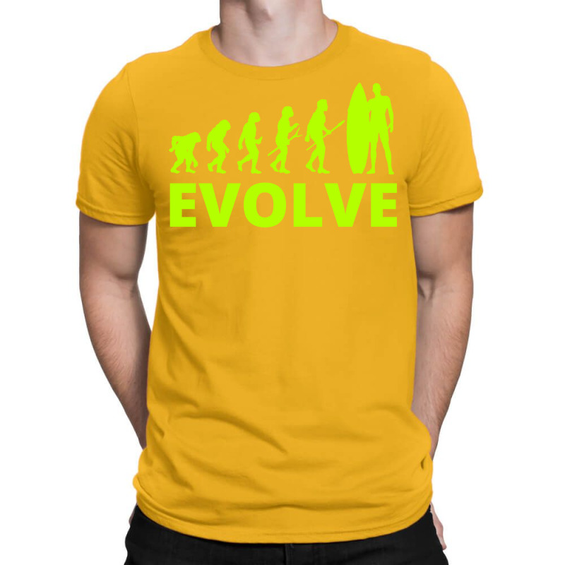 Evolve Surfer Yellow T-shirt | Artistshot