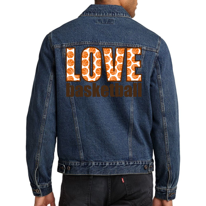 Love Basketball Trending Men Denim Jacket by zelekmanfraw | Artistshot