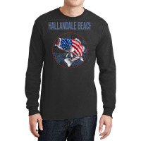 Usa Flag Fish Hallandale Beach Hipster Long Sleeve Shirts | Artistshot