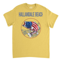 Usa Flag Fish Hallandale Beach Hipster Classic T-shirt | Artistshot