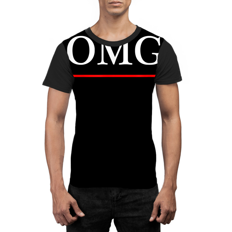 T Shirt That Says The Word   Omg   On It  Funny Gi Graphic T-shirt | Artistshot