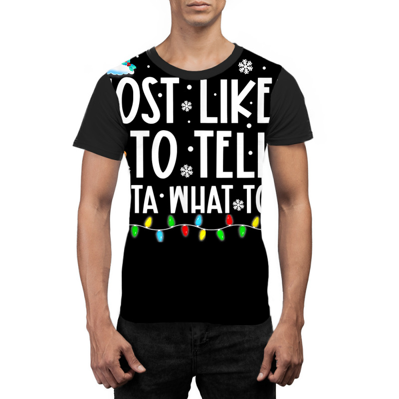 Most Likely To Tell Santa What To Do Family Christ Graphic T-shirt | Artistshot