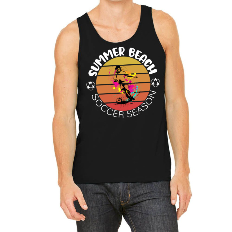 Summer Beach Soccer Season With The Sunset Beautif Tank Top by zelekmanfraw | Artistshot