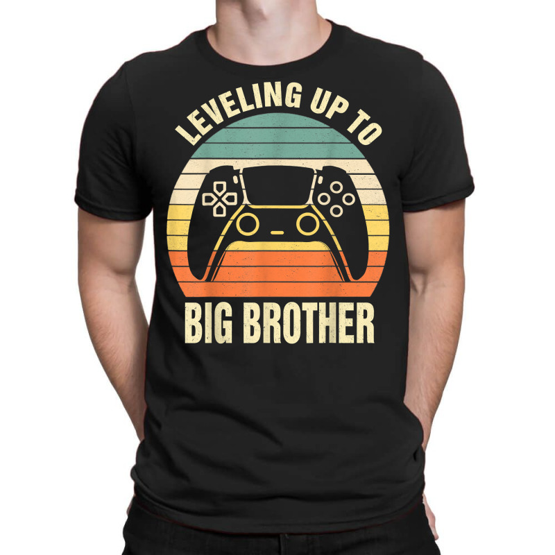 Leveling Up To Big Brother 2023 Funny Gamer Vintag T-shirt | Artistshot