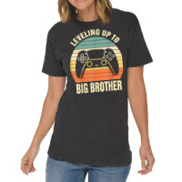 Leveling Up To Big Brother 2023 Funny Gamer Vintag Vintage T-shirt | Artistshot