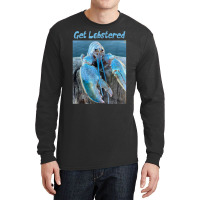 Funny Jumpscare Lobster Meme Blue Crustacean Long Sleeve Shirts | Artistshot