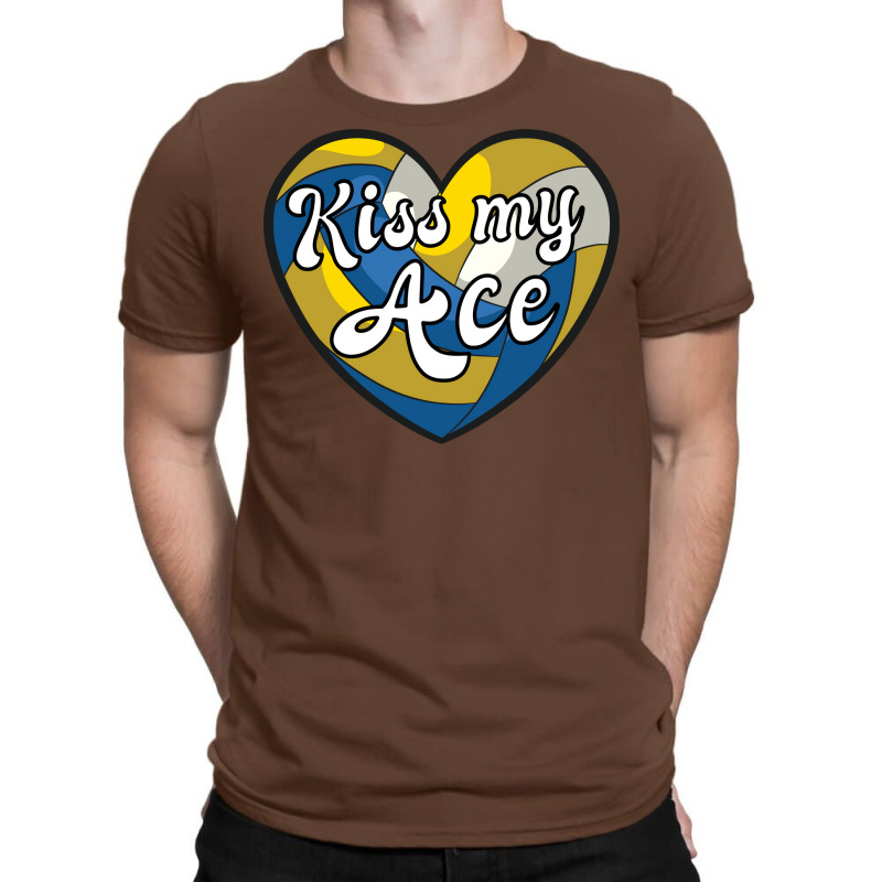 Kiss My Ace Beach Volleyball Funny Team Player Hip T-shirt | Artistshot