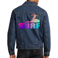 Surf Yellow Men Denim Jacket | Artistshot